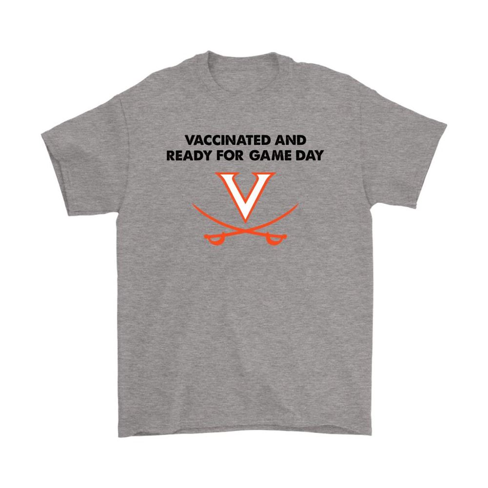 Vaccinated And Ready For Game Day Virginia Cavaliers Shirts