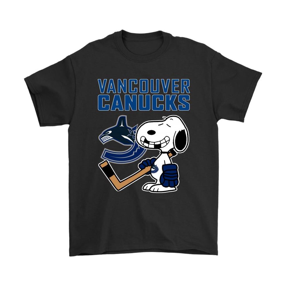 Vancouver Canucks Ice Hockey Broken Teeth Snoopy Nhl Shirts