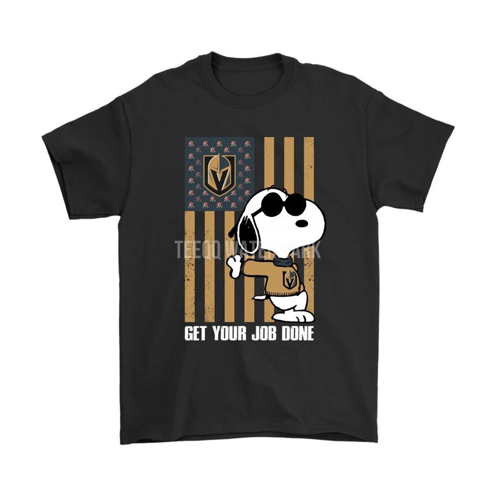 Vegas Golden Knights Snoopy Joe Cool Get Your Job Done Shirts