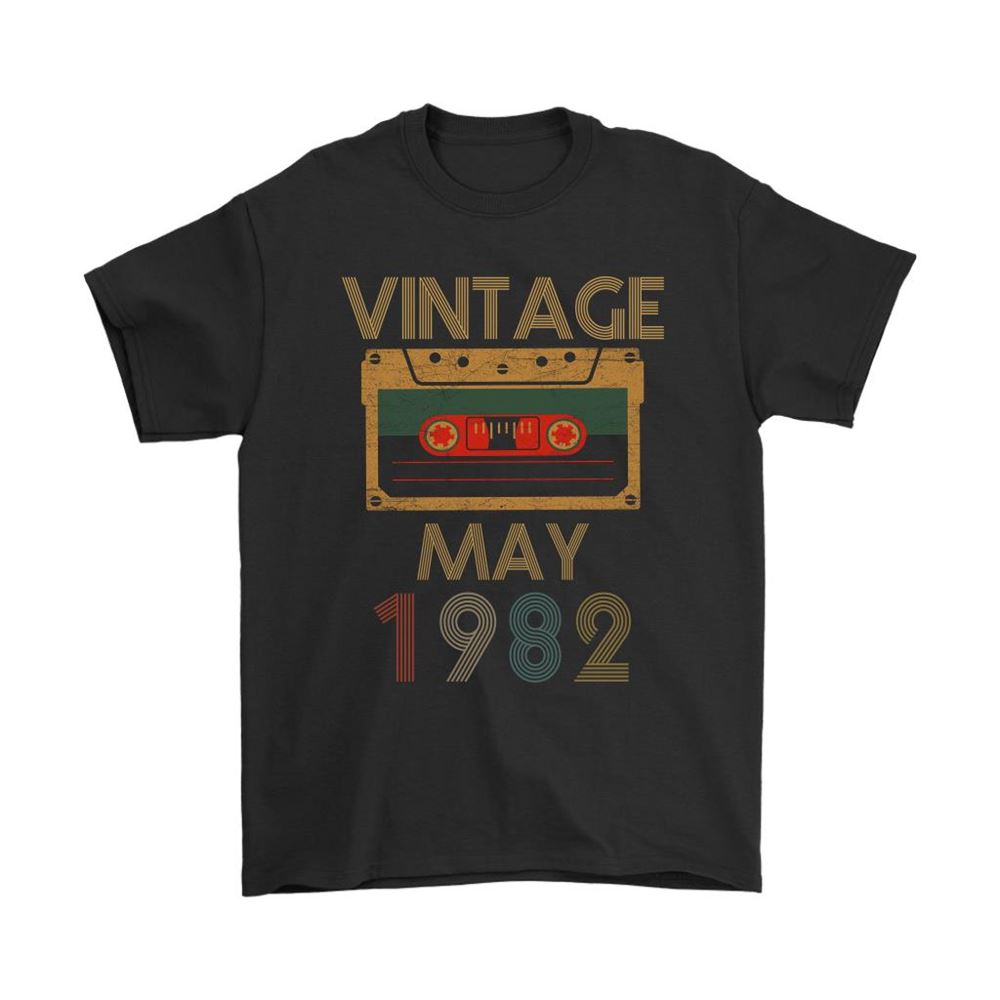 Vintage May 1982 Cassette Tape Birthday Shirts