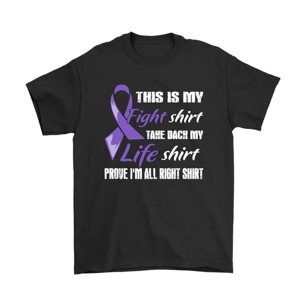 Vulva Cancer Purple Ribbon My Fight Shirt My Life Shirts