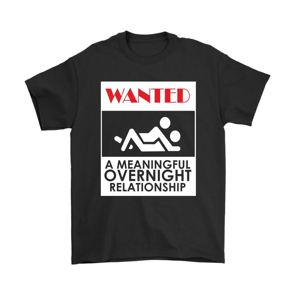 Wanted A Meaningful Overnight Relationship Stick Figure Shirts