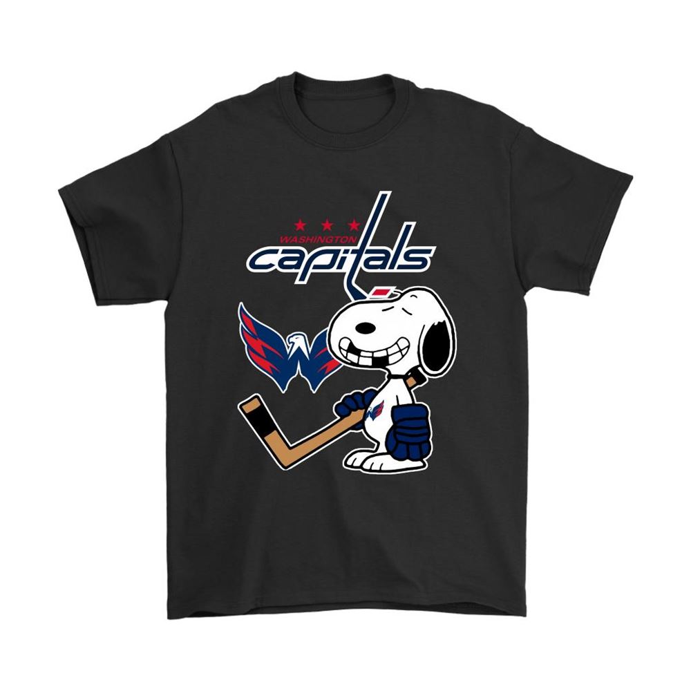 Washington Capitals Ice Hockey Broken Teeth Snoopy Nhl Shirts