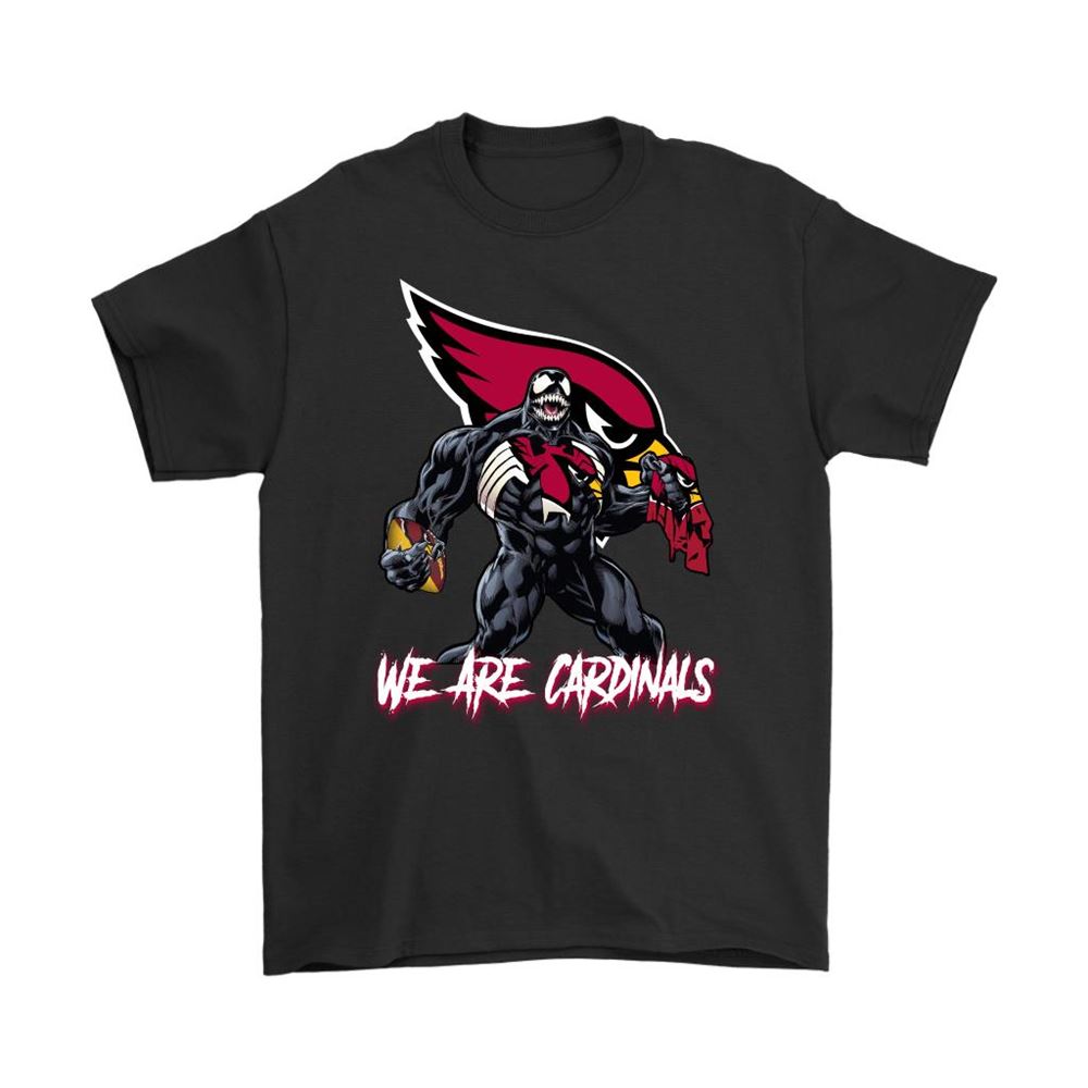 We Are The Cardinals Venom X Arizona Cardinals Nfl Shirts