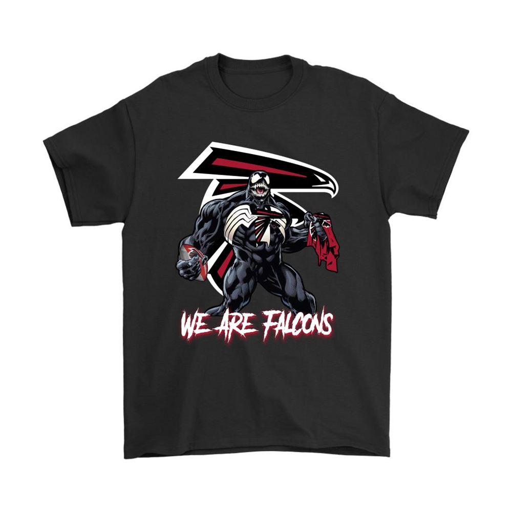We Are The Falcons Venom X Atlanta Falcons Nfl Shirts