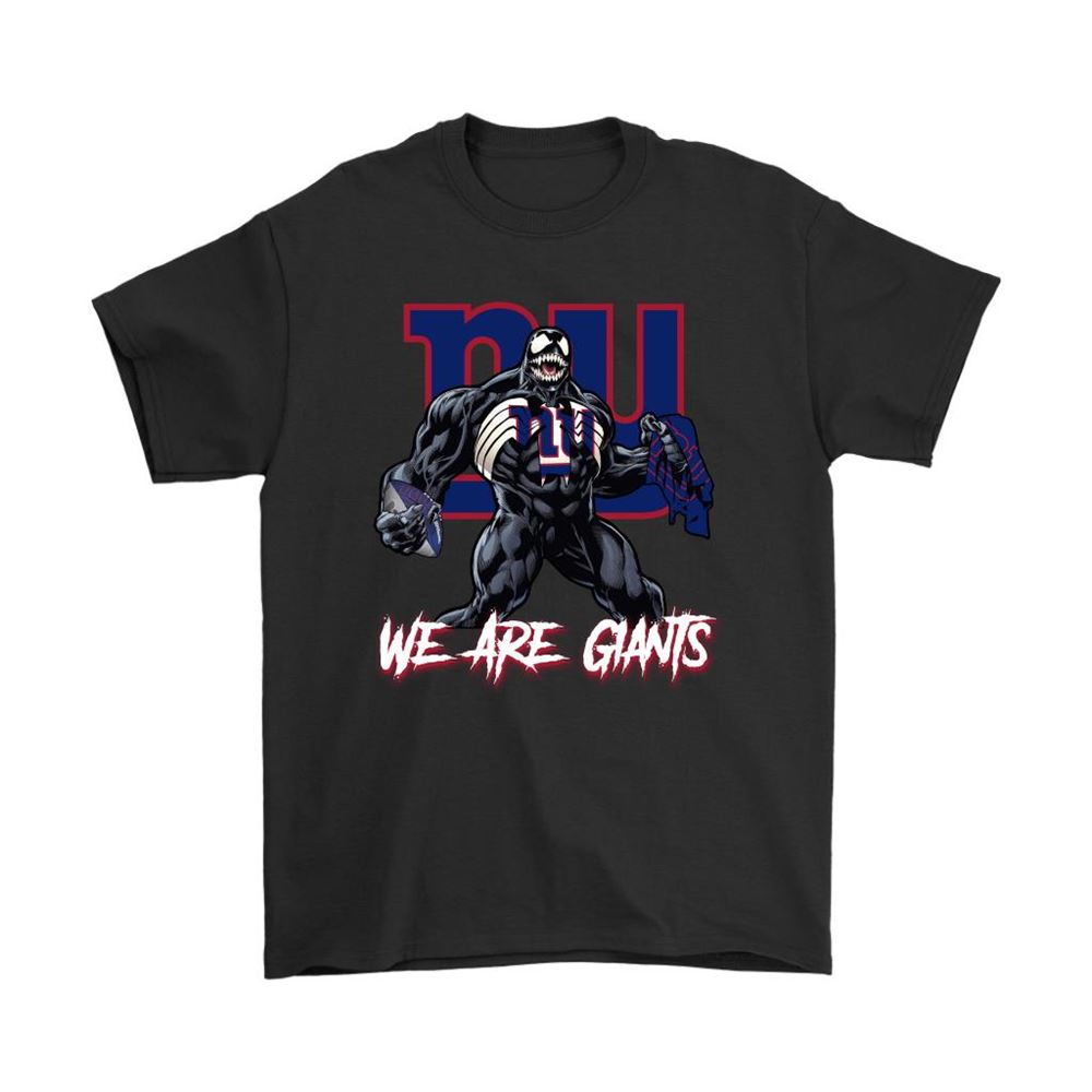 We Are The Giants Venom X New York Giants Nfl Shirts