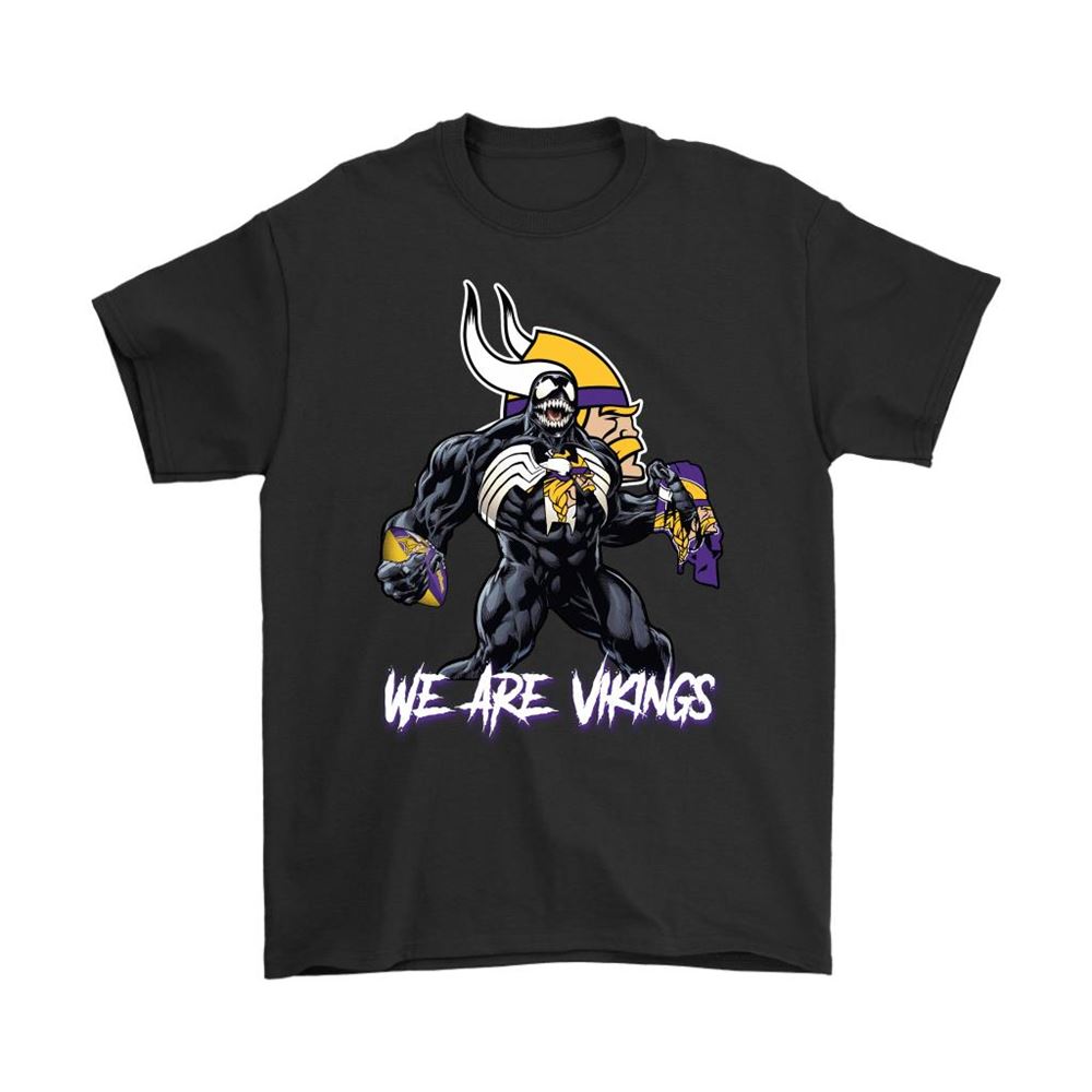 We Are The Vikings Venom X Minnesota Vikings Nfl Shirts