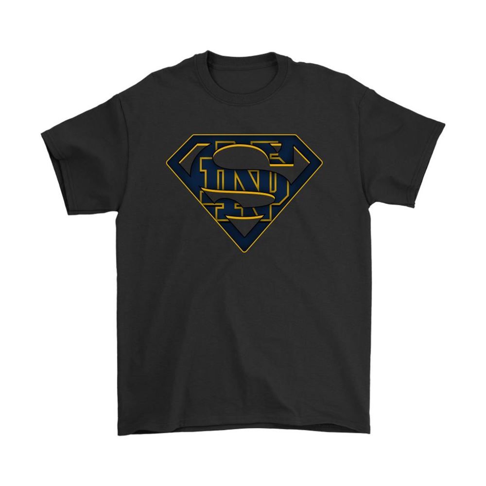 We Are Undefeatable The Notre Dame Fighting Irish X Superman Ncaa Shirts