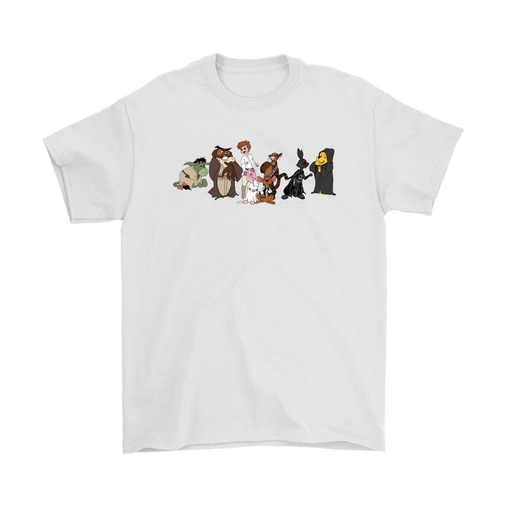 Winnie The Pooh And Friends Star Wars Disney Mashup Shirts