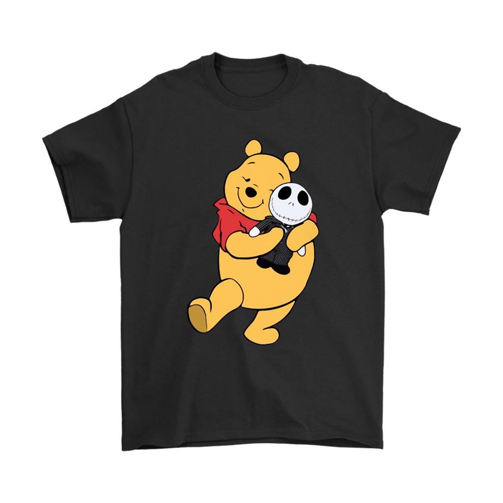 Winnie The Pooh Hugs Jack Skellington Doll Shirts