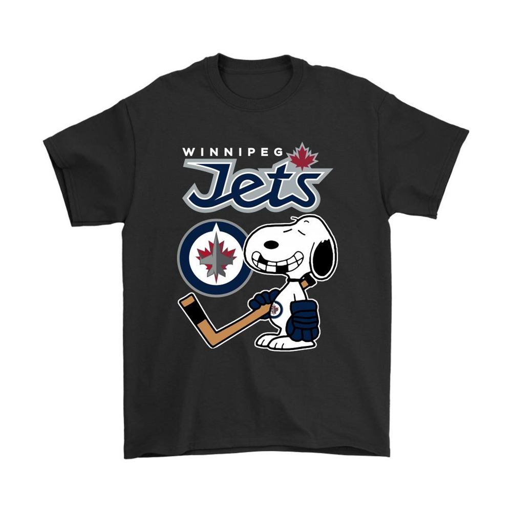Winnipeg Jets Ice Hockey Broken Teeth Snoopy Nhl Shirts