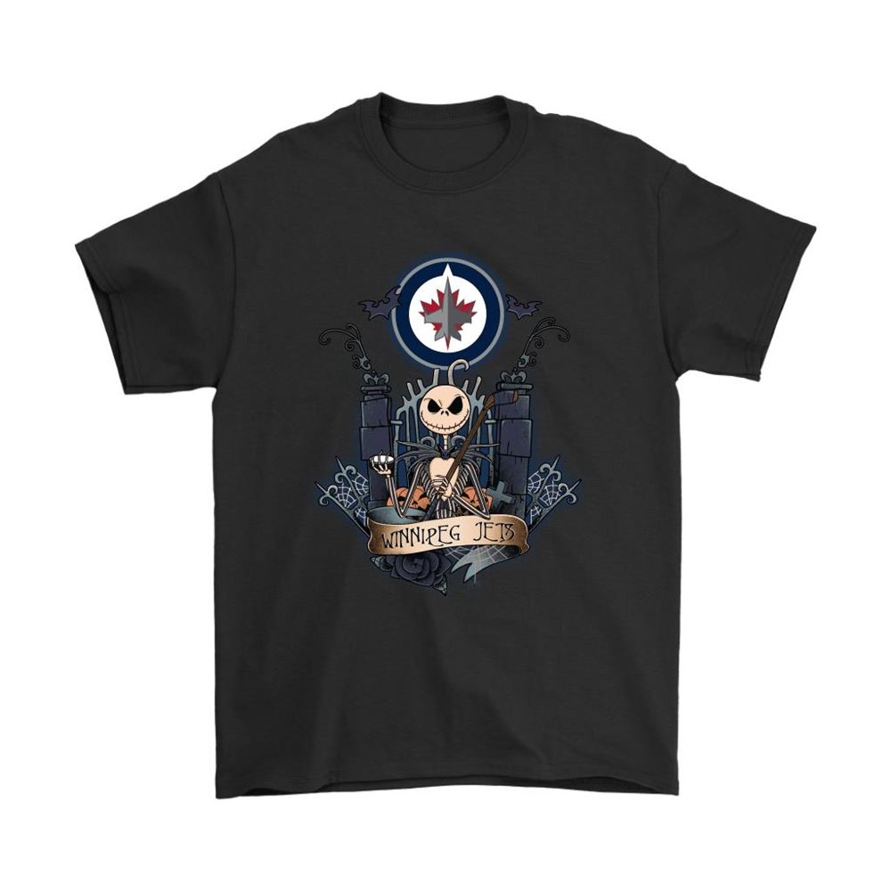 Winnipeg Jets Jack Skellington This Is Halloween Nhl Shirts