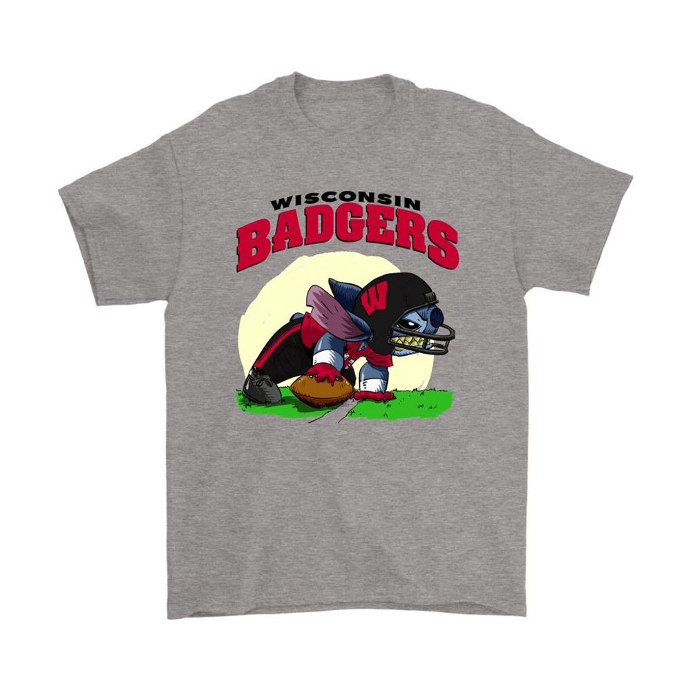 Wisconsin Badgers Stitch Ready For The Football Battle Ncaa Shirts