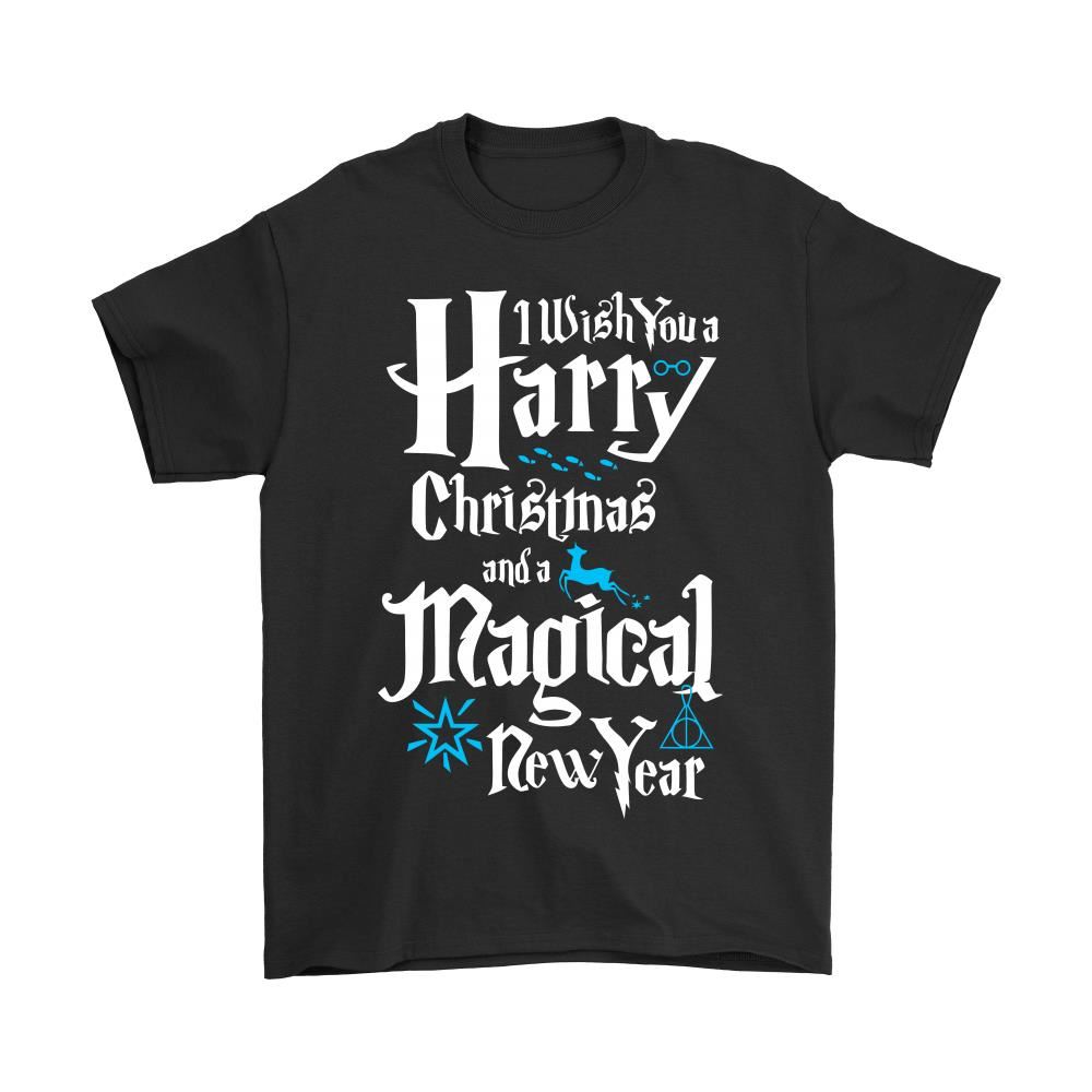 Wish You A Harry Christmas And A Magical New Year Harry Potter Shirts