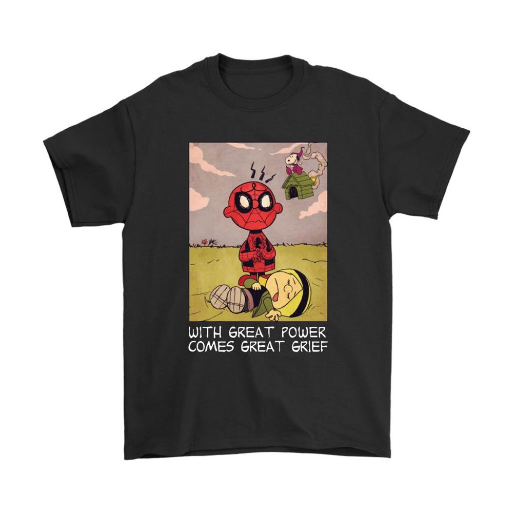 With Great Power Comes Great Grief Snoopy Shirts