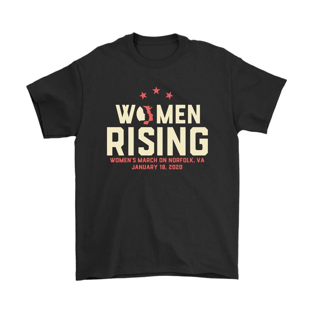 Women Rising Womens March On Norfolk Va January 18 2020 Shirts