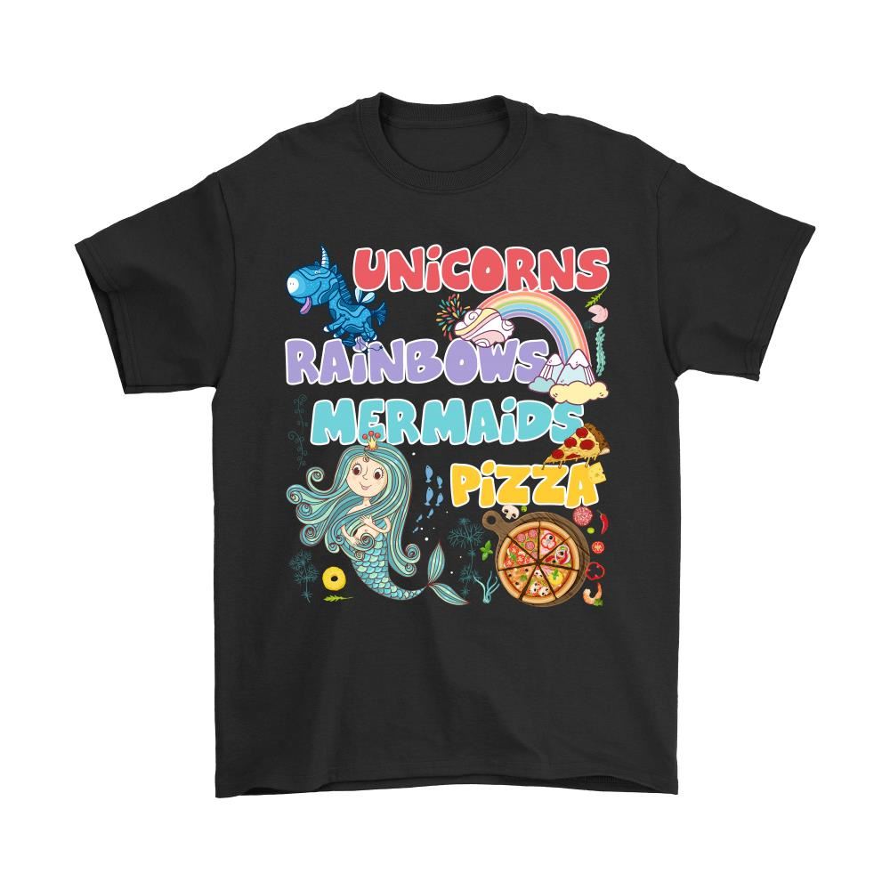 Wonderful Things In Life Unicorns Rainbows Mermaids Pizza Shirts