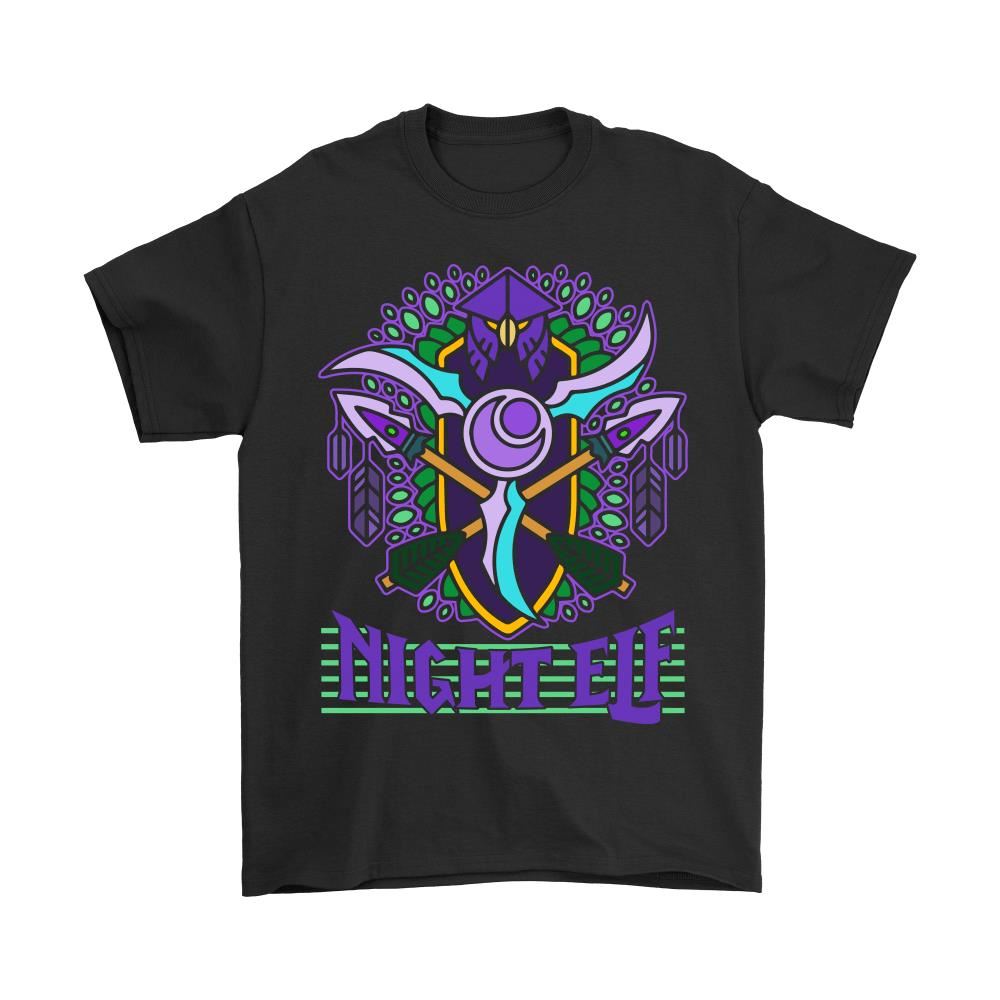 World Of Warcraft Race Night Elf Shirts