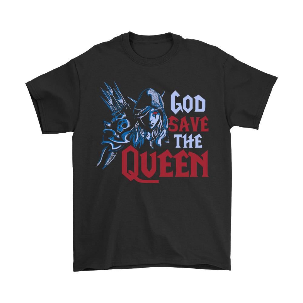 World Of Warcraft Sylvanas Windrunner God Save The Queen Shirts