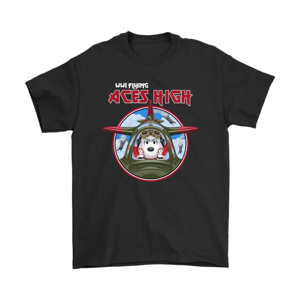 World War One Flying Aces High Snoopy Shirts