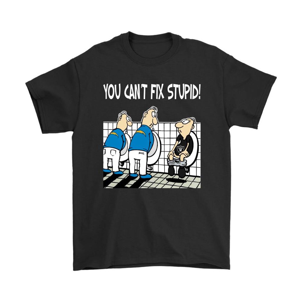 You Cant Fix Stupid Funny Los Angeles Chargers Nfl Shirts