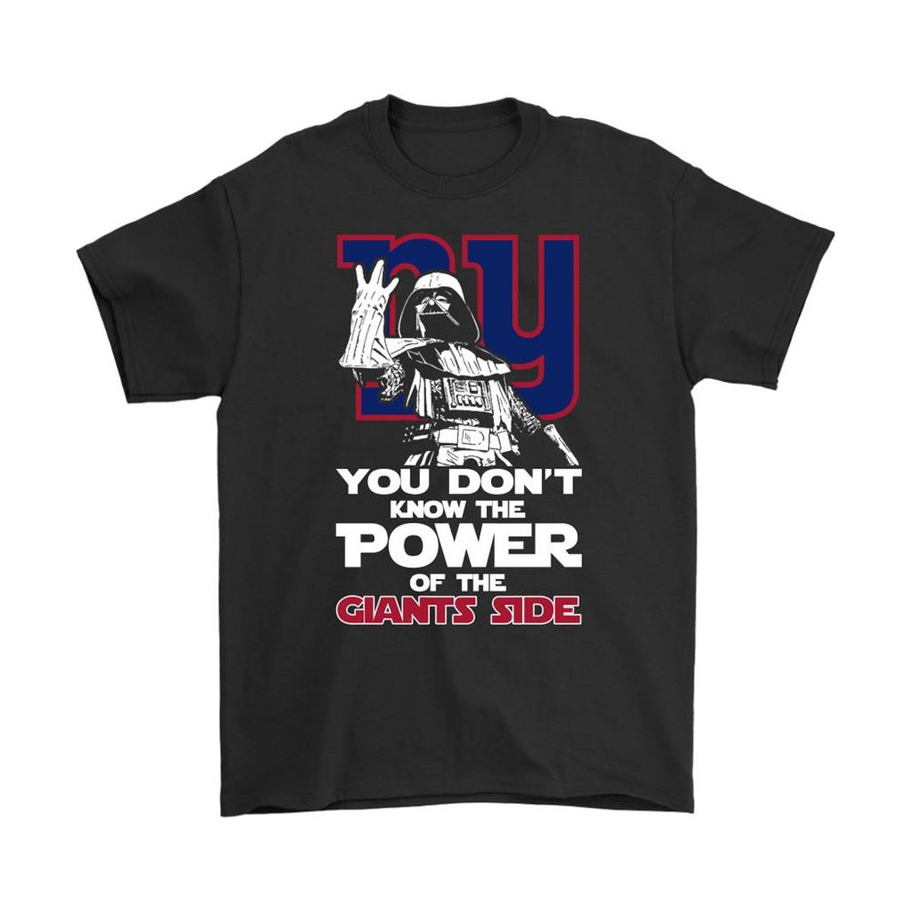 You Dont Know The Power Of The Giants Side Star Wars Nfl Shirts
