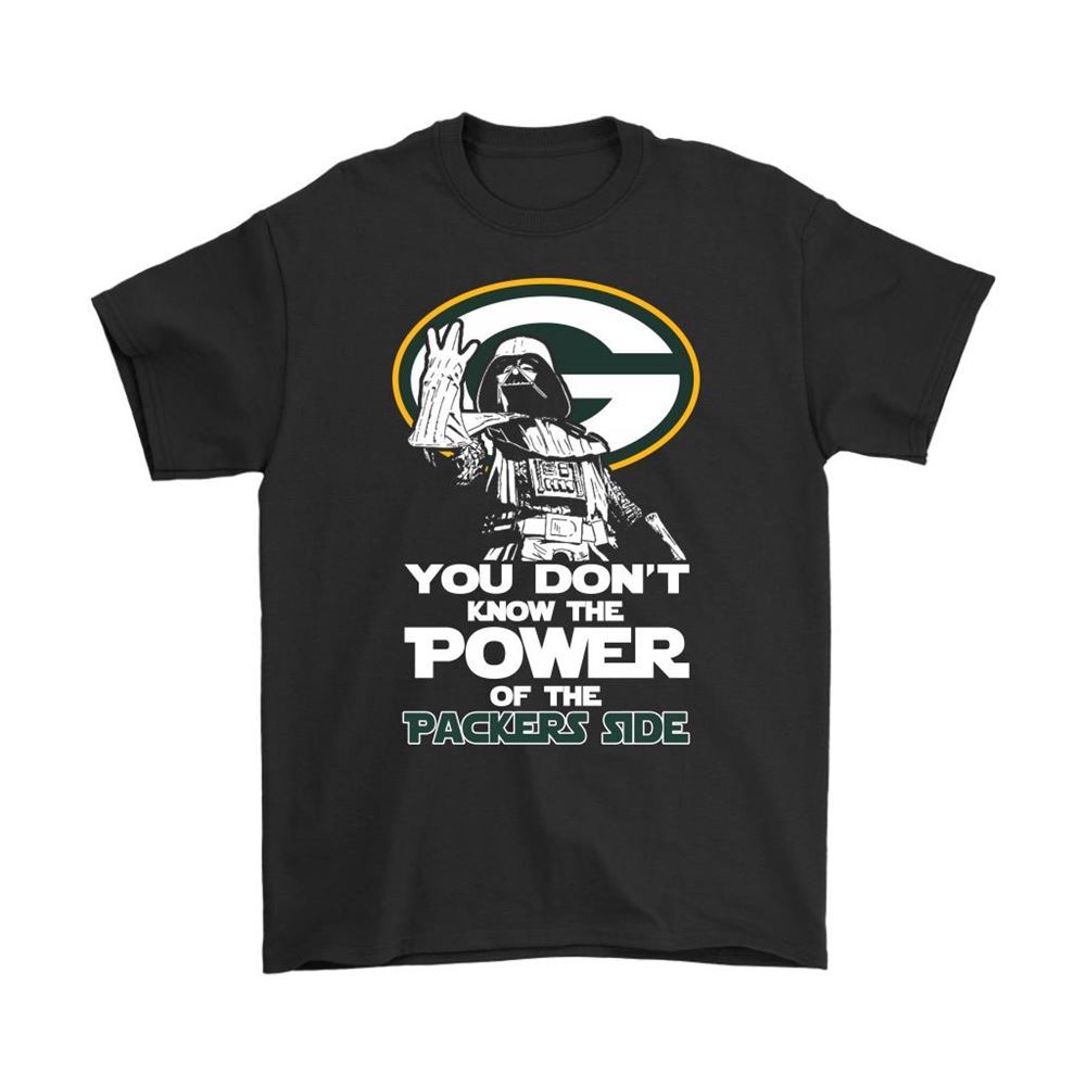 You Dont Know The Power Of The Packers Side Star Wars Nfl Shirts