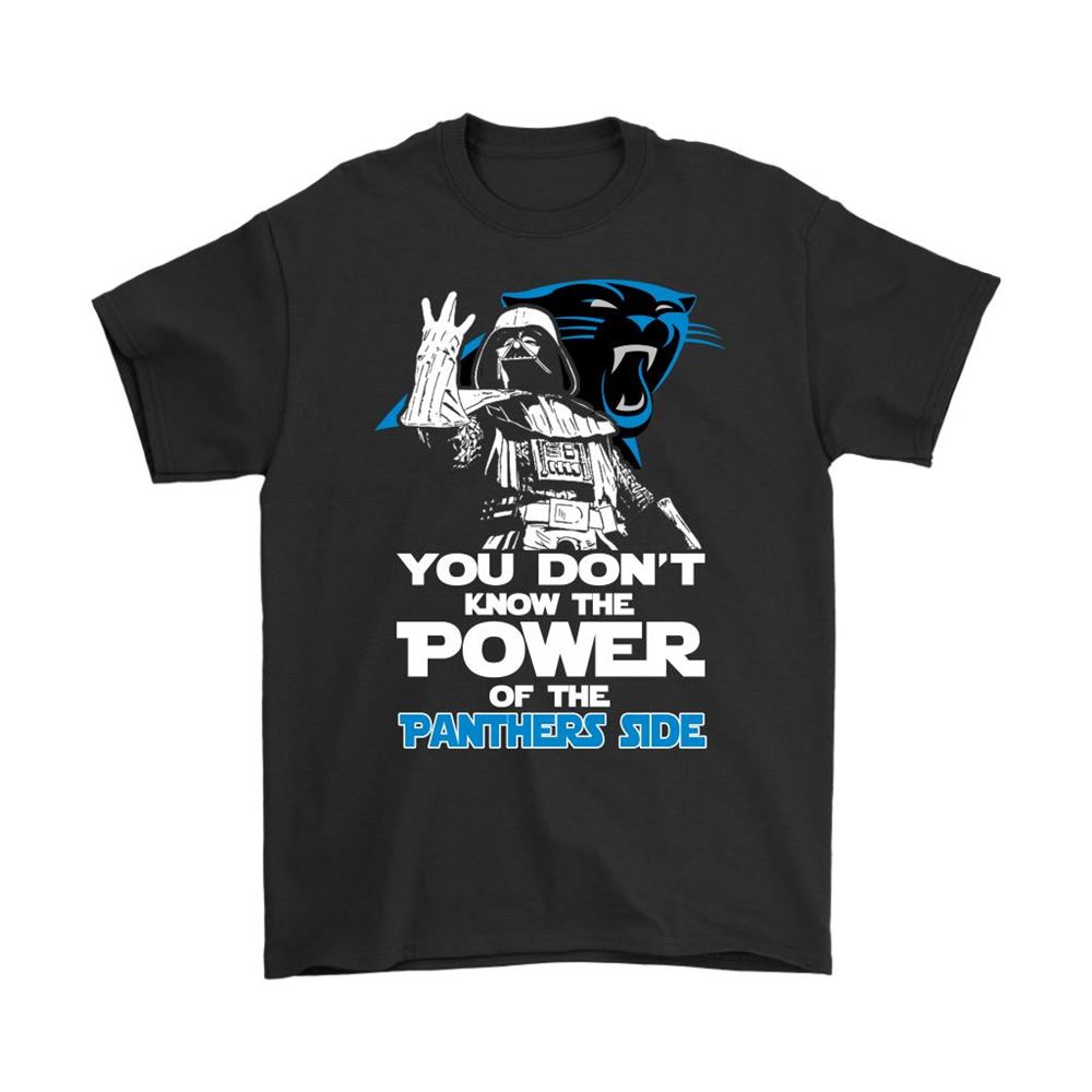 You Dont Know The Power Of The Panthers Side Star Wars Nfl Shirts