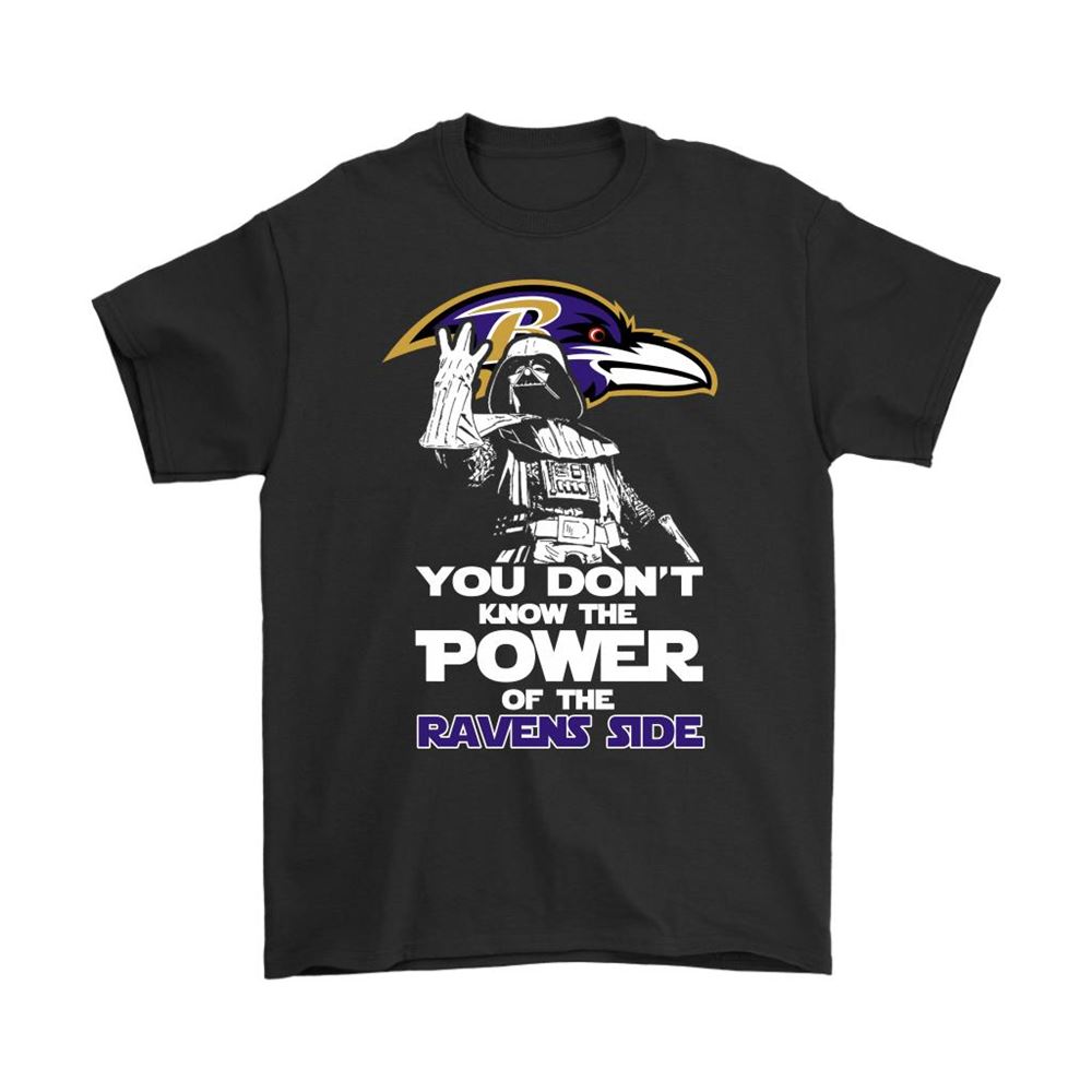 You Dont Know The Power Of The Ravens Side Star Wars Nfl Shirts