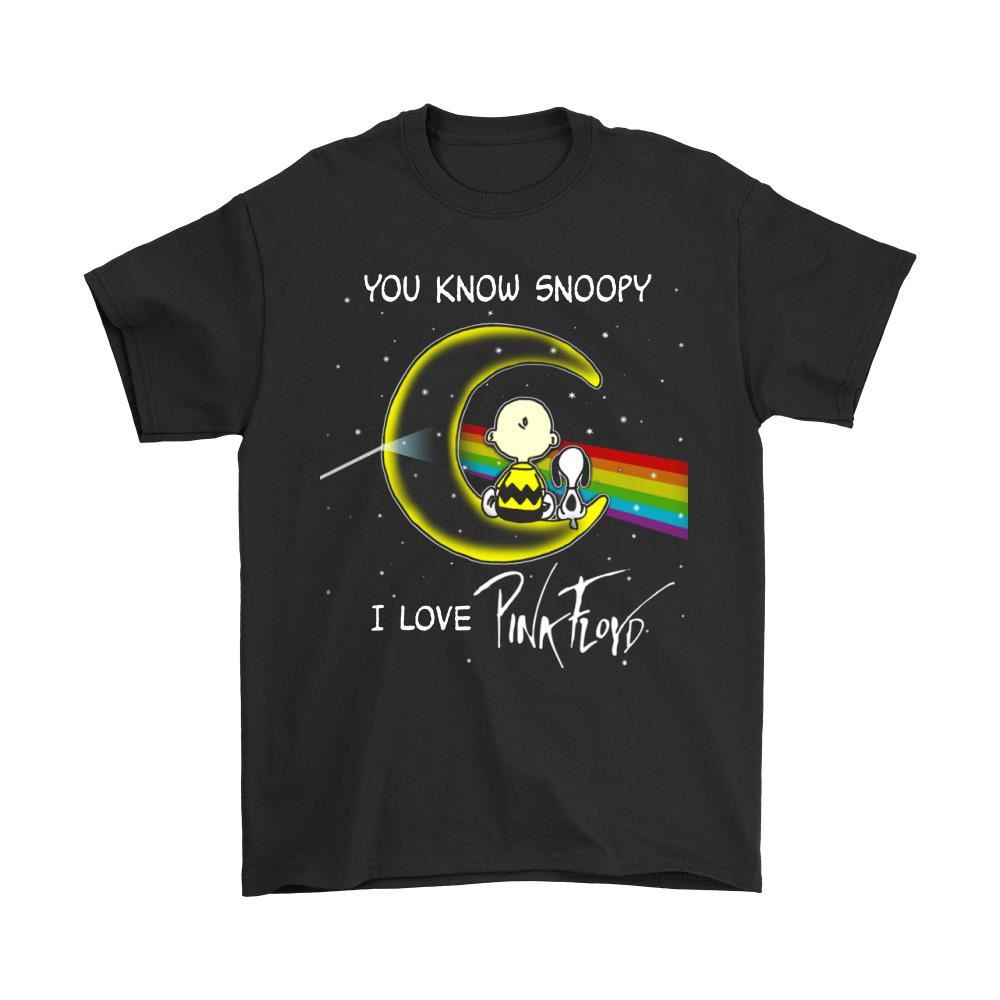 You Know Snoopy I Love Pink Floyd Dark Side Of The Moon Shirts