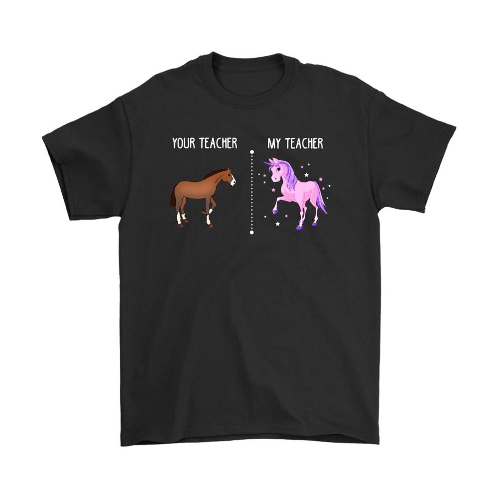 Your Teacher My Teacher Horse And Unicorn Shirts