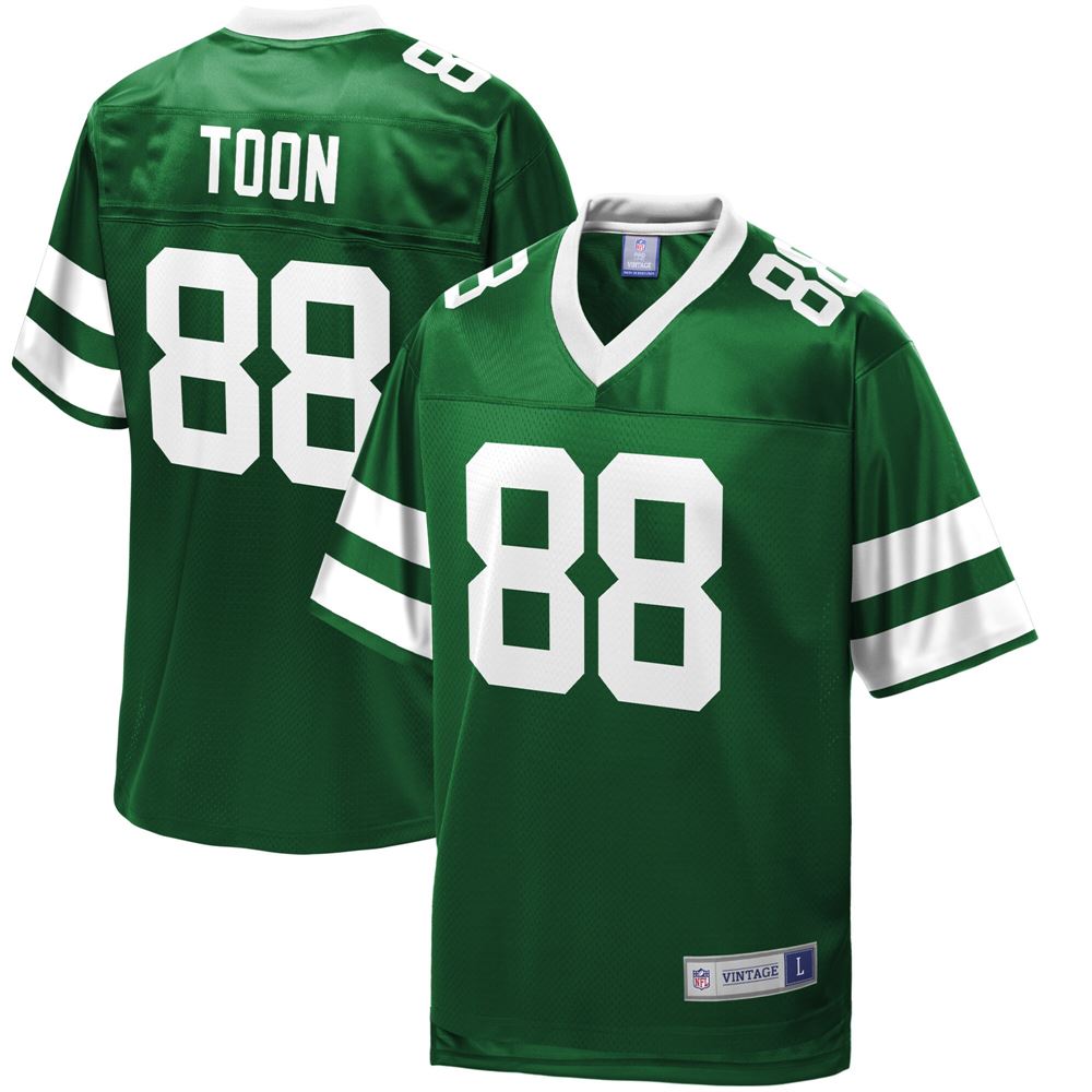 Men's Al Toon New York Jets Retired Player Jersey Green