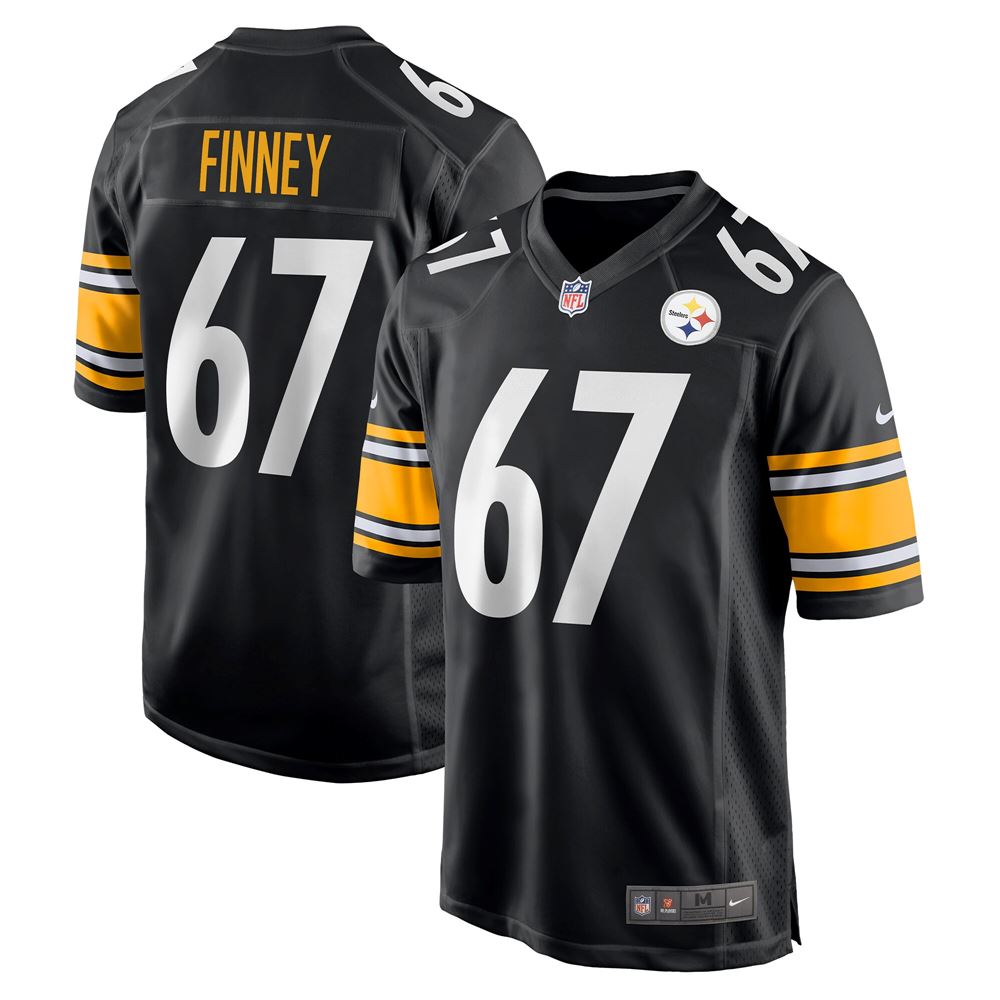 Men's Bj Finney Pittsburgh Steelers Game Jersey Black