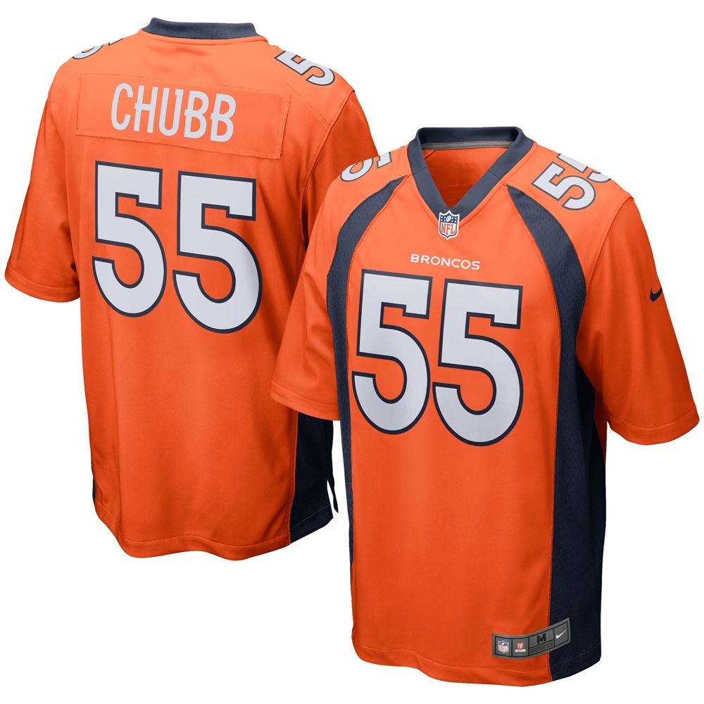 Men's Bradley Chubb Denver Broncos Game Player Jersey