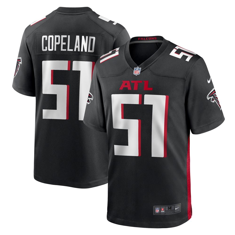Men's Brandon Copeland Atlanta Falcons Game Player Jersey Black