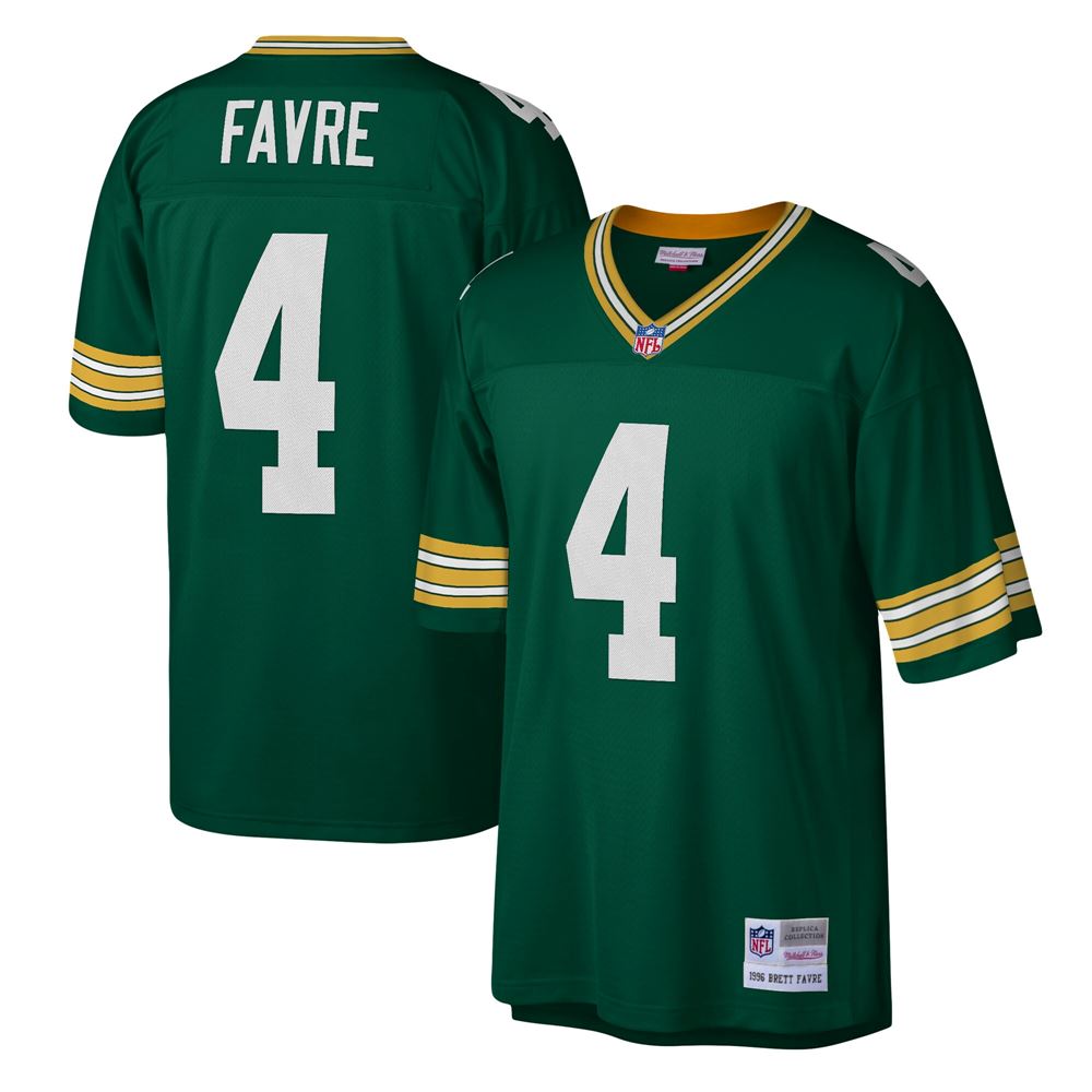 Men's Brett Favre Green Bay Packers Legacy Replica Jersey Green