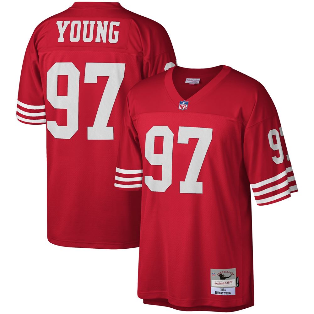 Men's Bryant Young San Francisco 49ers 1994 Legacy Replica Jersey