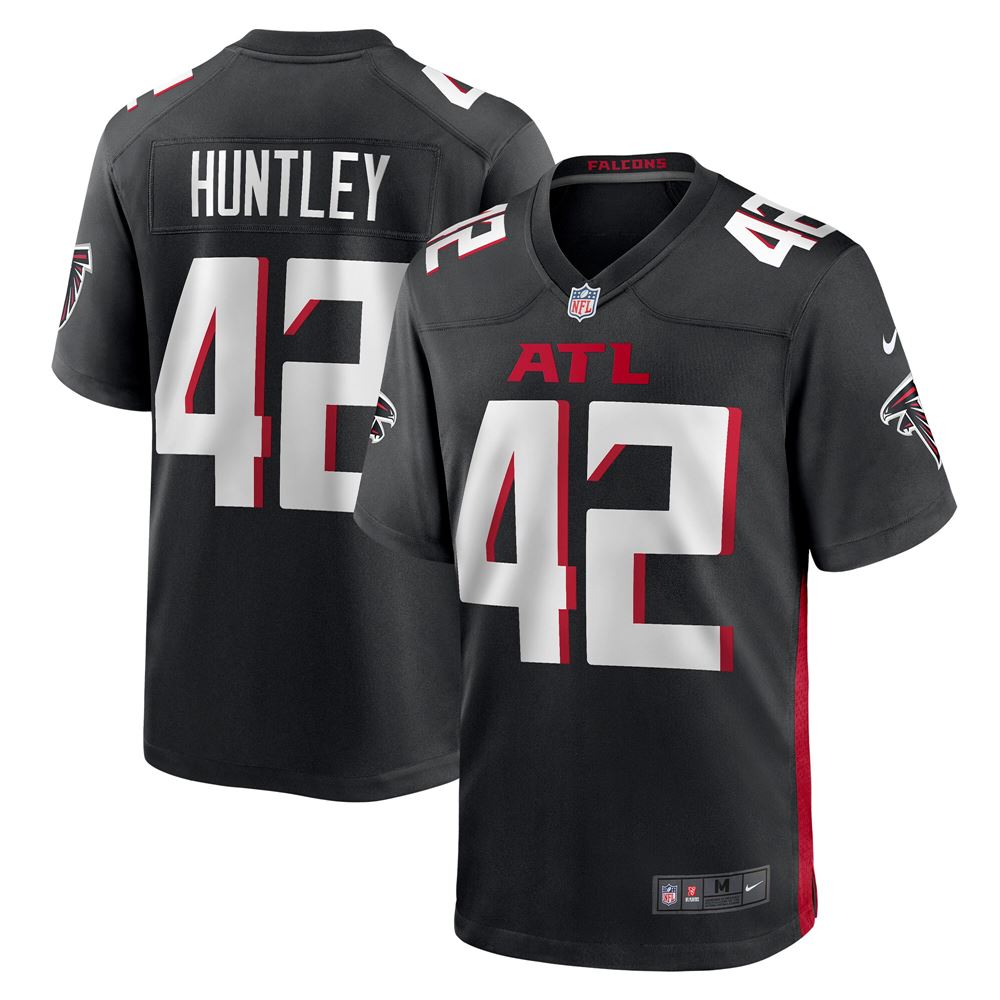 Men's Caleb Huntley Atlanta Falcons Game Jersey Black
