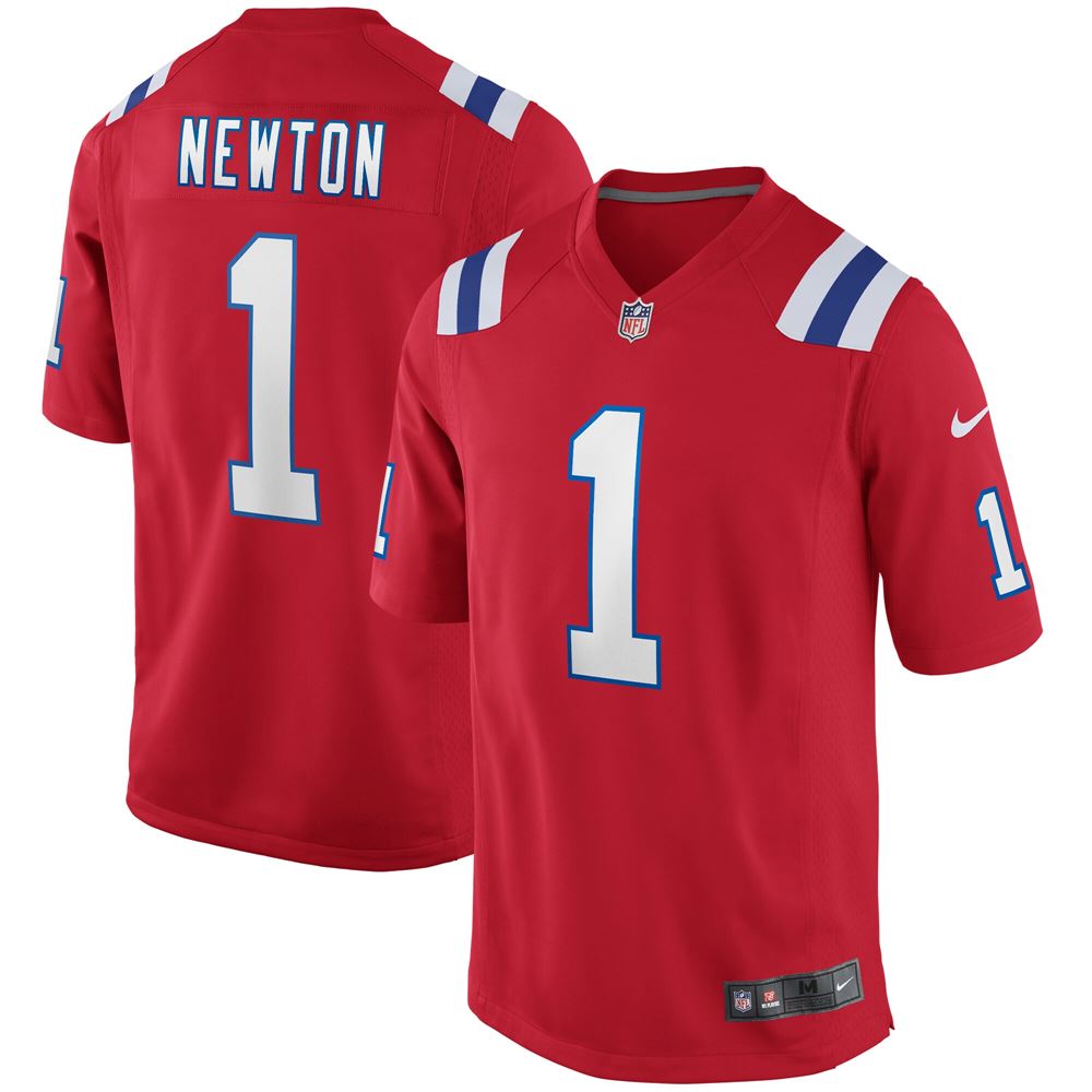 Men's Cam Newton New England Patriots Alternate Game Jersey