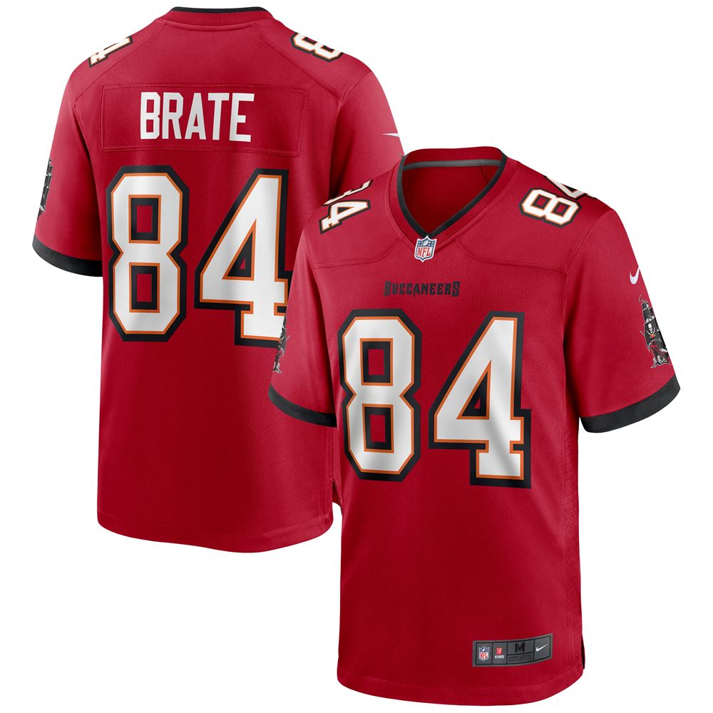 Men's Cameron Brate Tampa Bay Buccaneers Game Jersey Red