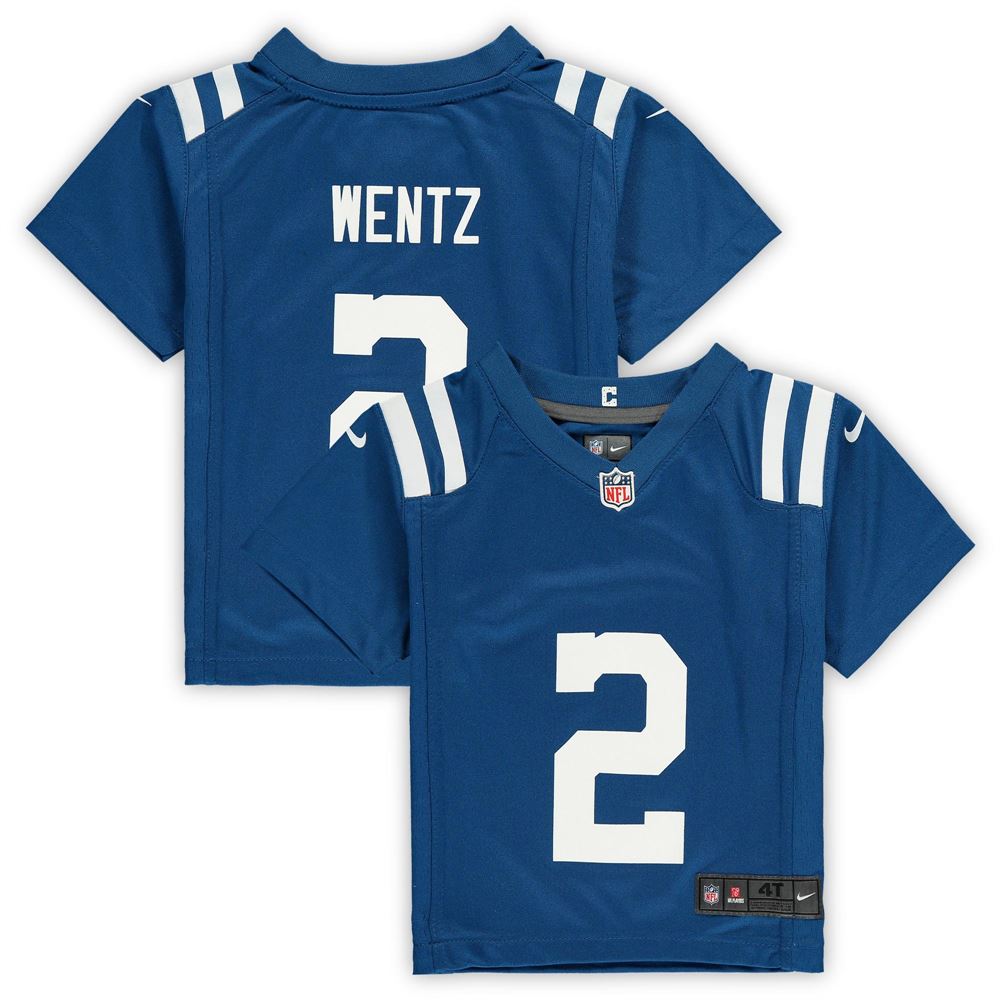 Men's Carson Wentz Indianapolis Colts Toddler Game Jersey Royal