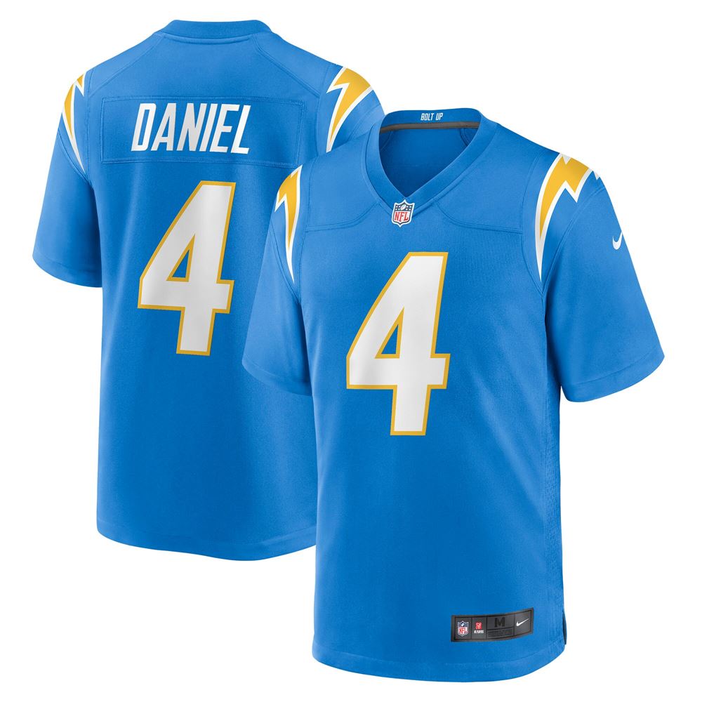 Men's Chase Daniel Los Angeles Chargers Game Jersey Powder Blue