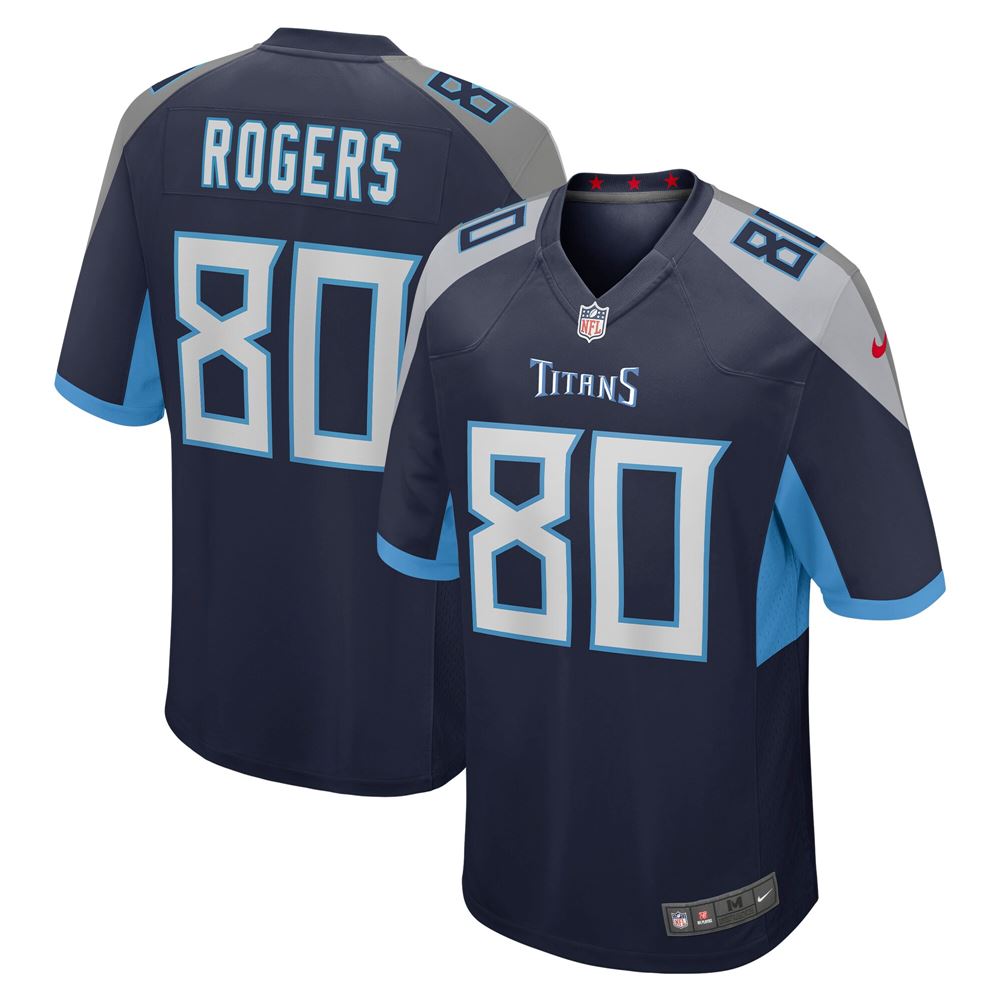 Men's Chester Rogers Tennessee Titans Game Jersey Navy