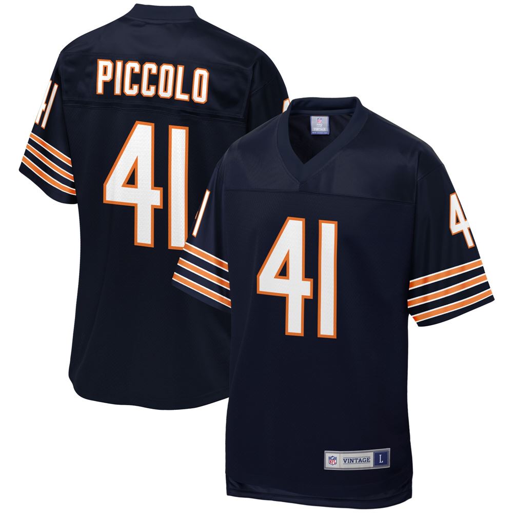 Men's Chicago Bears Brian Piccolo Retired Team Player Jersey Navy