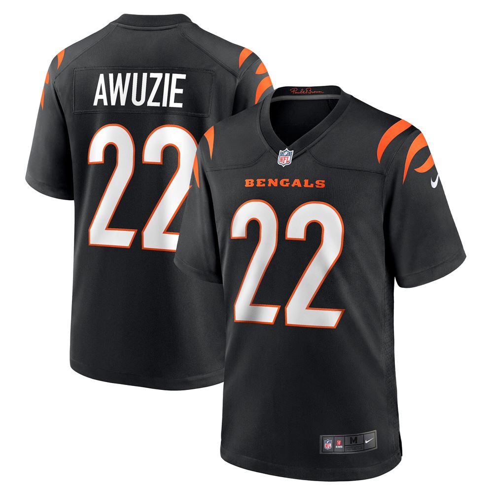 Men's Chidobe Awuzie Cincinnati Bengals Game Player Jersey Black