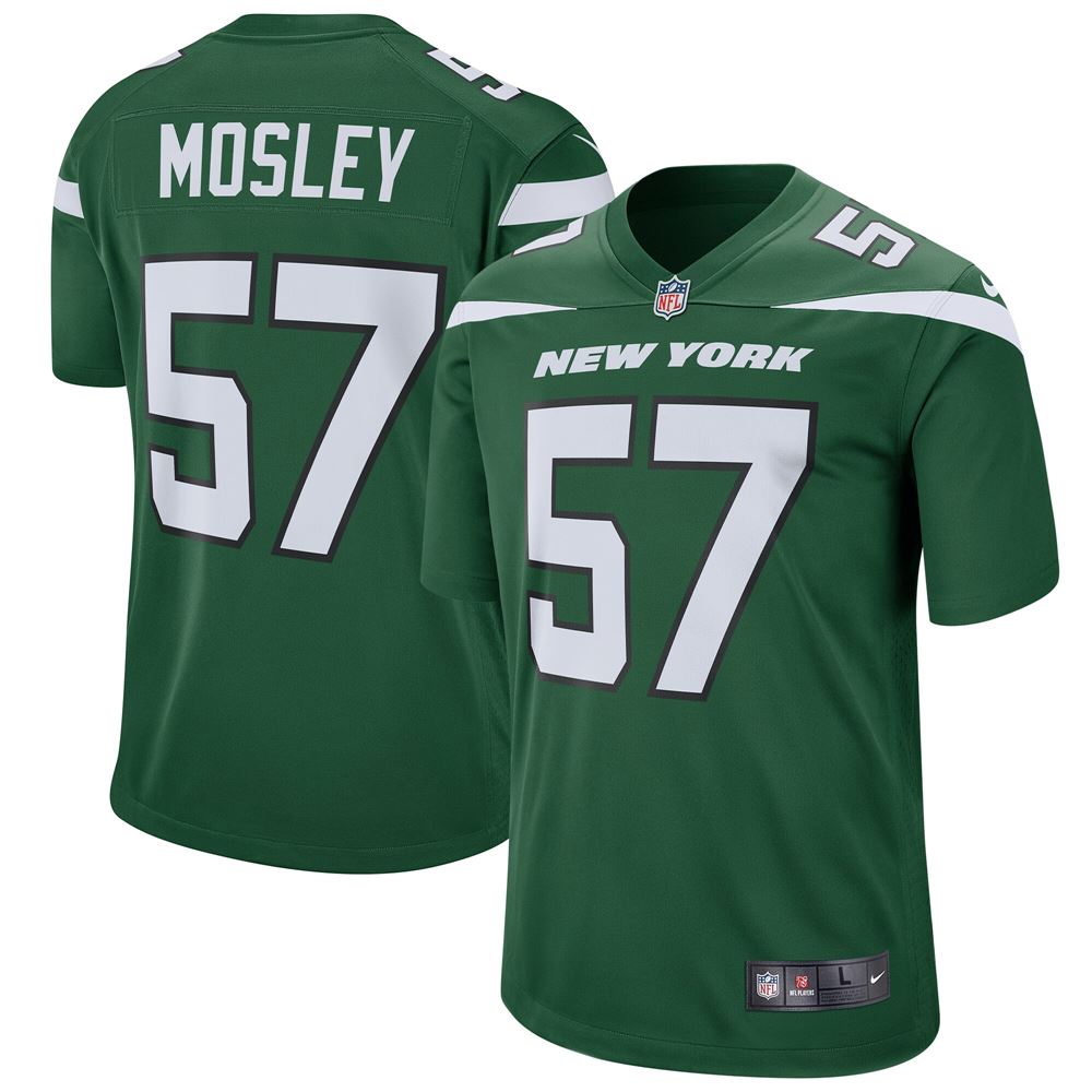 Men's Cj Mosley New York Jets Game Jersey Gotham Green