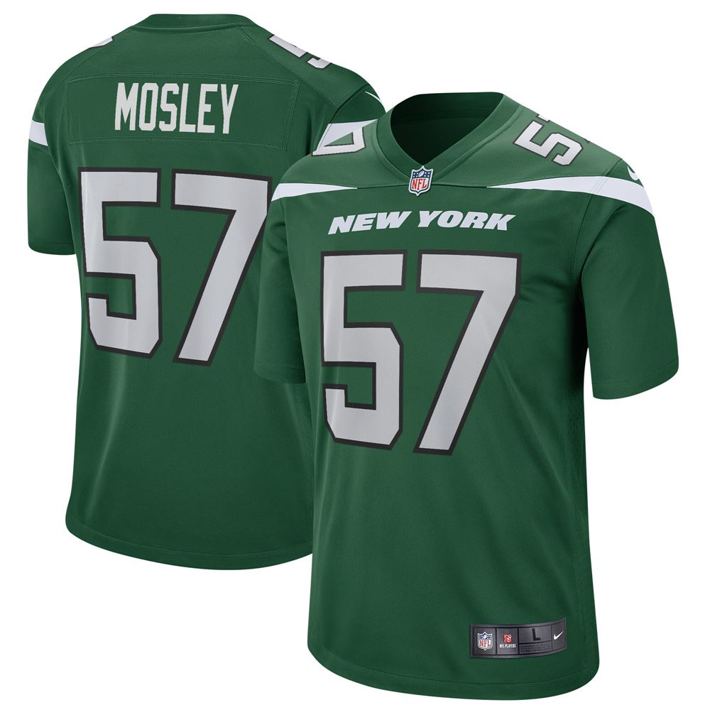 Men's Cj Mosley New York Jets Game Player Jersey Gotham Green