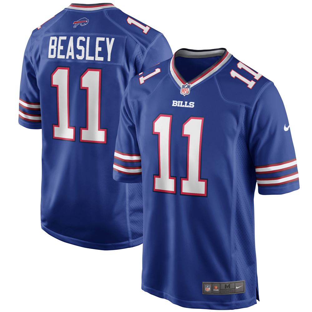 Men's Cole Beasley Buffalo Bills Game Player Jersey Royal