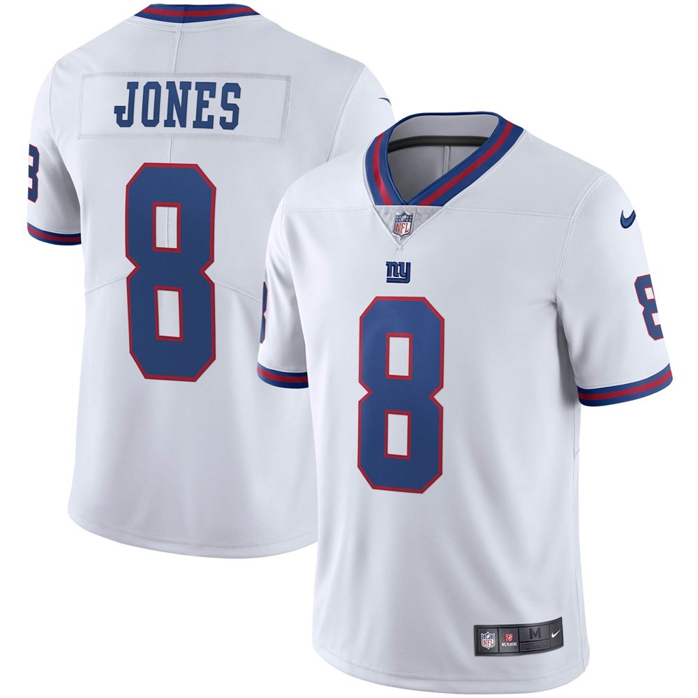 Men's Daniel Jones New York Giants Vapor Untouchable Color Rush Limited Player Jersey White
