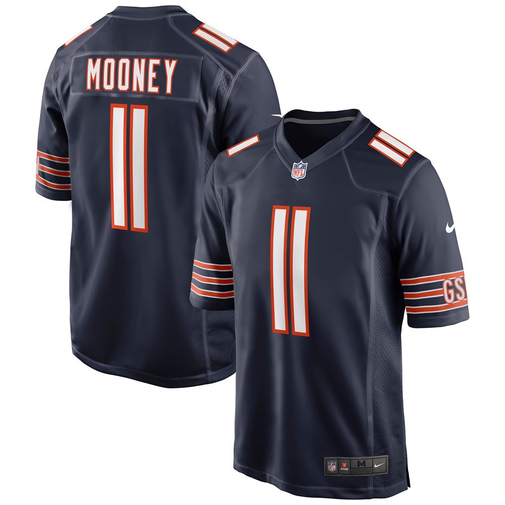 Men's Darnell Mooney Chicago Bears Game Jersey Navy